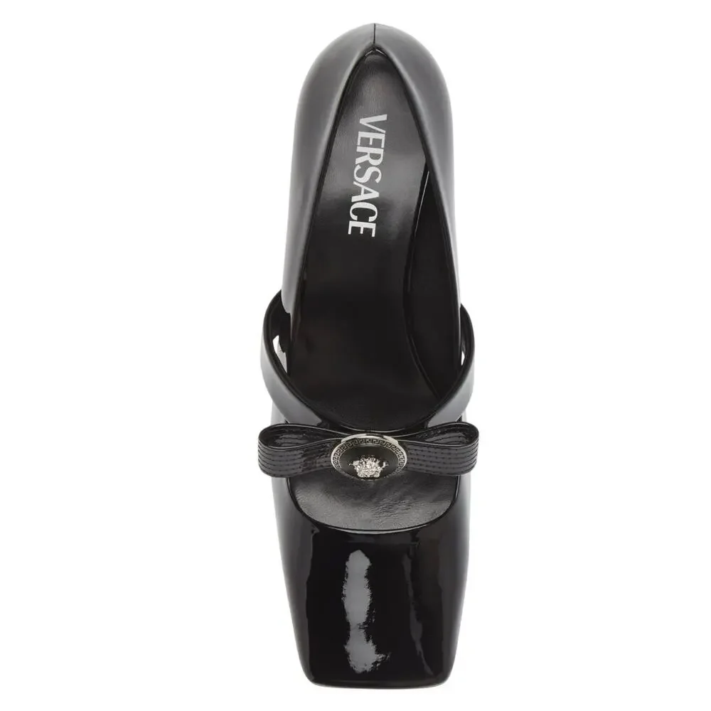 VERSACE
Patent Leather Medusa Bow Mary
Jane Pump 38.5EU / 8.5US - Picture 13 of 15